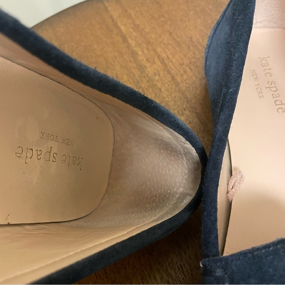 Kate Spade Blue Suede Loafers - Picture 8 of 10